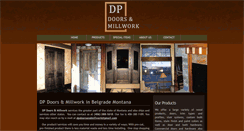 Desktop Screenshot of dpdoorsandmillwork.com
